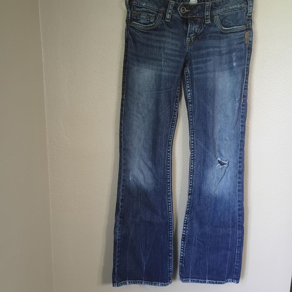 Silver Jeans Dark Blue Flare Women's Jeans